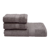 Trio 550 GSM Cotton Hand and Bath Towels Set of 3 - Rangoli